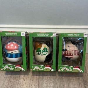 Squishmallow ornaments set